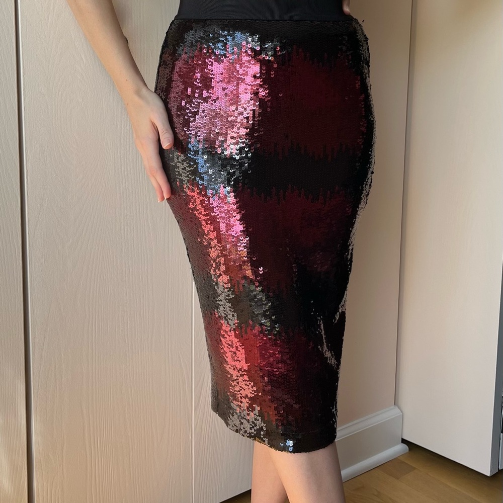 SOLD. Ombré Sequin Pencil Skirt